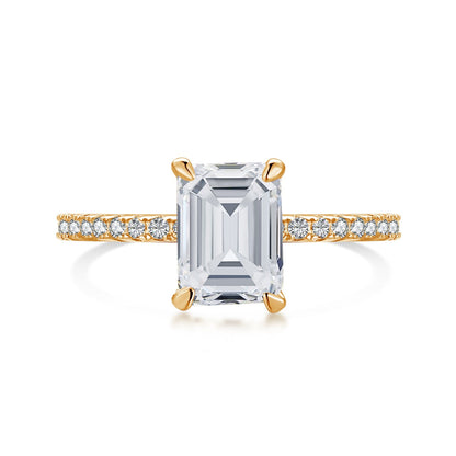 [Tonmkive Jewelry]خاتم حفلات أنيق بقطع مشع براق بوزن 2.0 قيراط