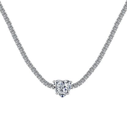 [Tonmkive Jewelry]قلادة تنس بقطع قلب متلألئة 2.0 قيراط