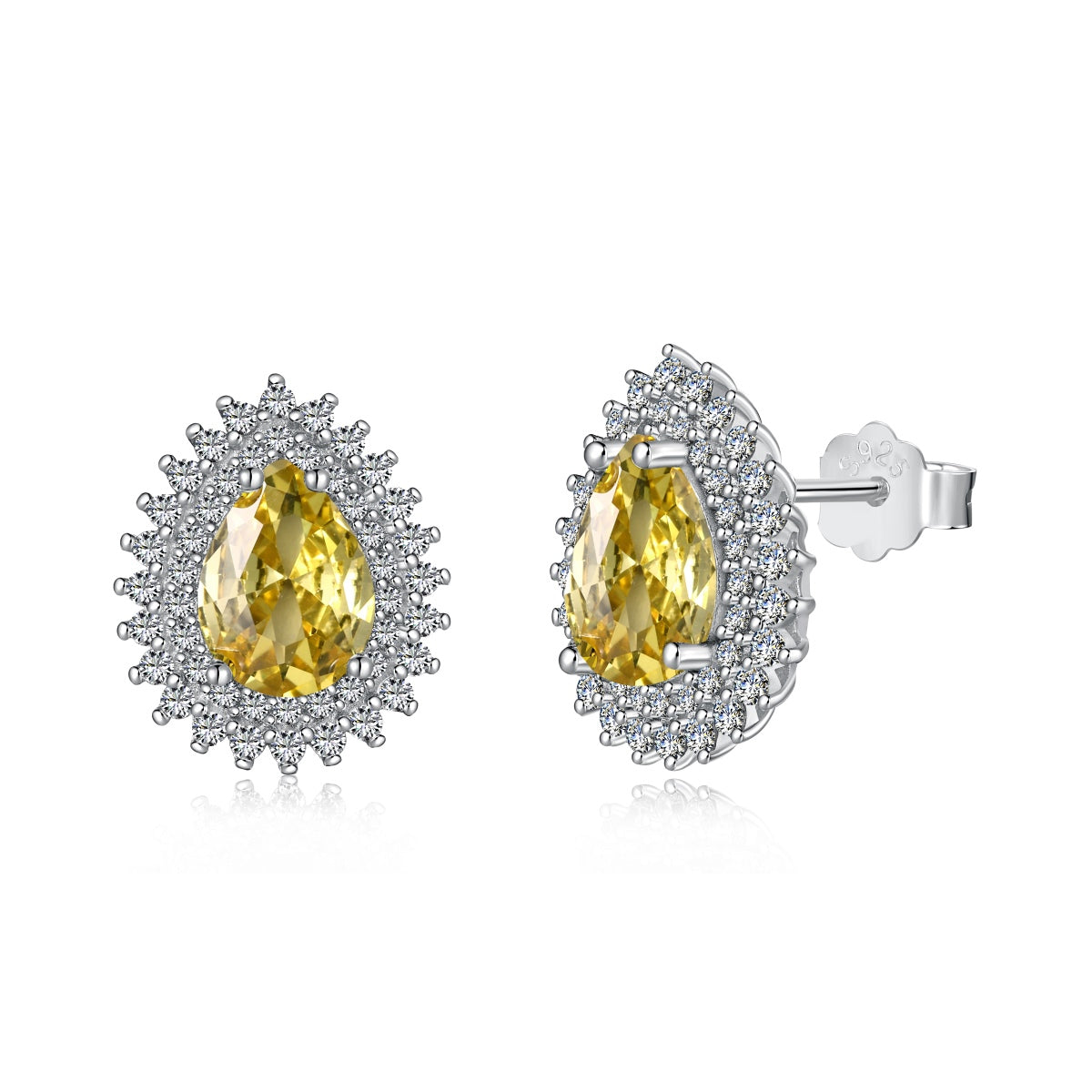 [Tonmkive Jewelry]أقراط يومية رقيقة وجميلة بقطع الإجاصة