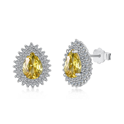 [Tonmkive Jewelry]أقراط يومية رقيقة وجميلة بقطع الإجاصة