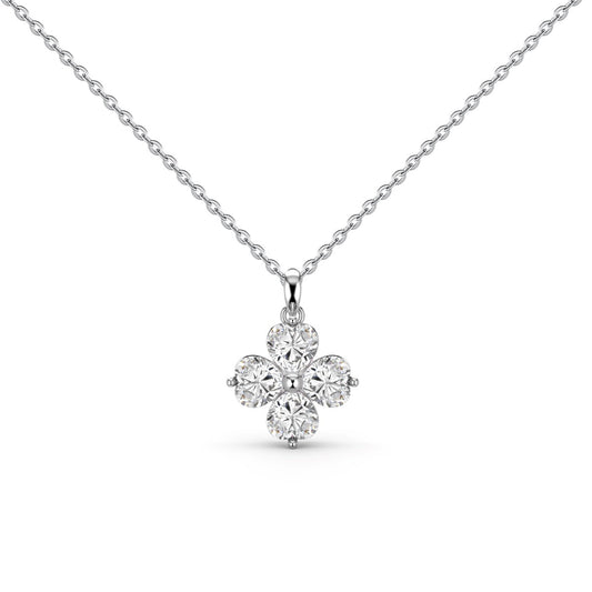 [Tonmkive Jewelry] قلادة الخرز على شكل قلب وبرسيم بأربع أوراق