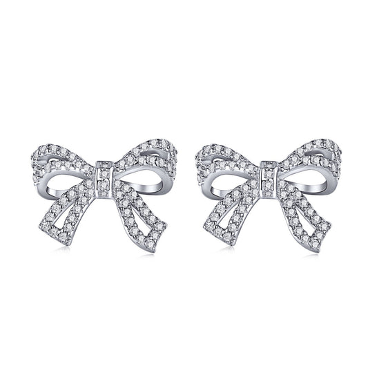[Tonmkive Jewelry]Zierliche Ohrringe in Schleifenform