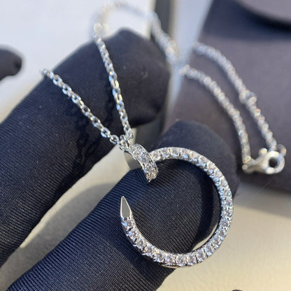 [⭐JeweliWhal]JUSTE NECKLACE SILVER DIAMONDS