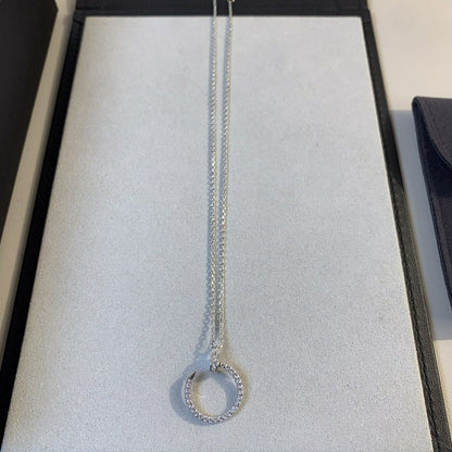 [⭐JeweliWhal]JUSTE NECKLACE SILVER DIAMONDS