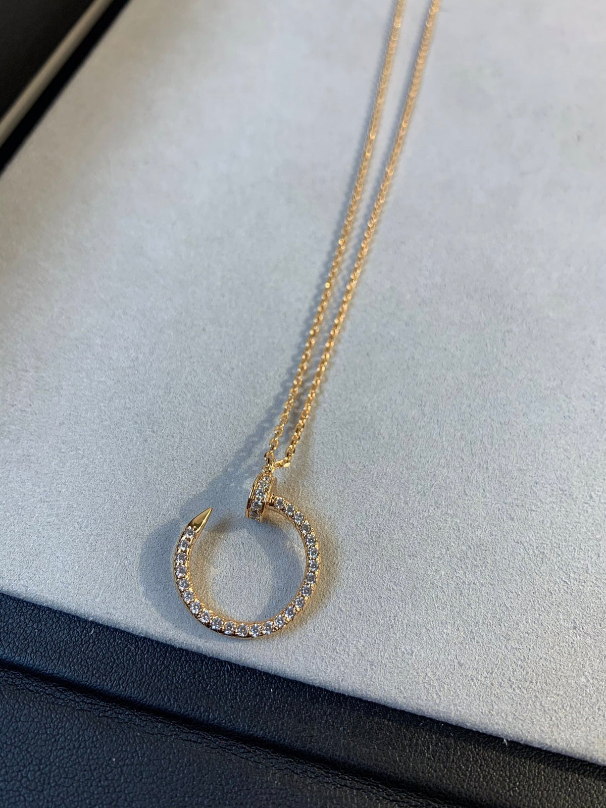 [⭐JeweliWhal]JUSTE NECKLACE PINK GOLD DIAMONDS