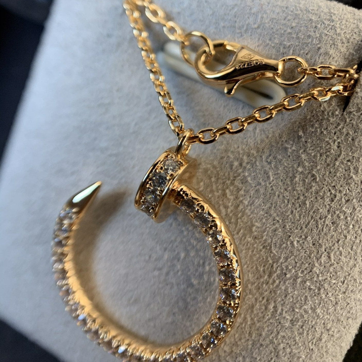 [⭐JeweliWhal]JUSTE NECKLACE PINK GOLD DIAMONDS