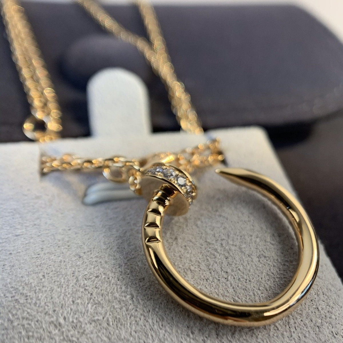[⭐JeweliWhal]JUSTE NECKLACE PINK GOLD DIAMONDS