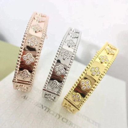 [⭐JeweliWhal]CLOVER BRACELET 8MM DIAMONDS