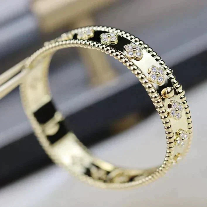 [⭐JeweliWhal]CLOVER BRACELET 8MM DIAMONDS
