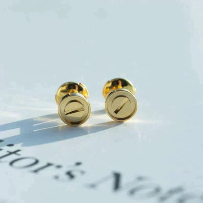 [⭐JeweliWhal]LOVE EARRINGS GOLD 10MM