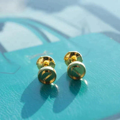 [⭐JeweliWhal]LOVE EARRINGS GOLD 10MM