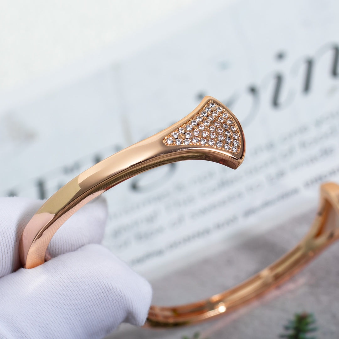 [⭐JeweliWhal]DREAM BRACELET OPEN PINK GOLD MOP DIAMOND