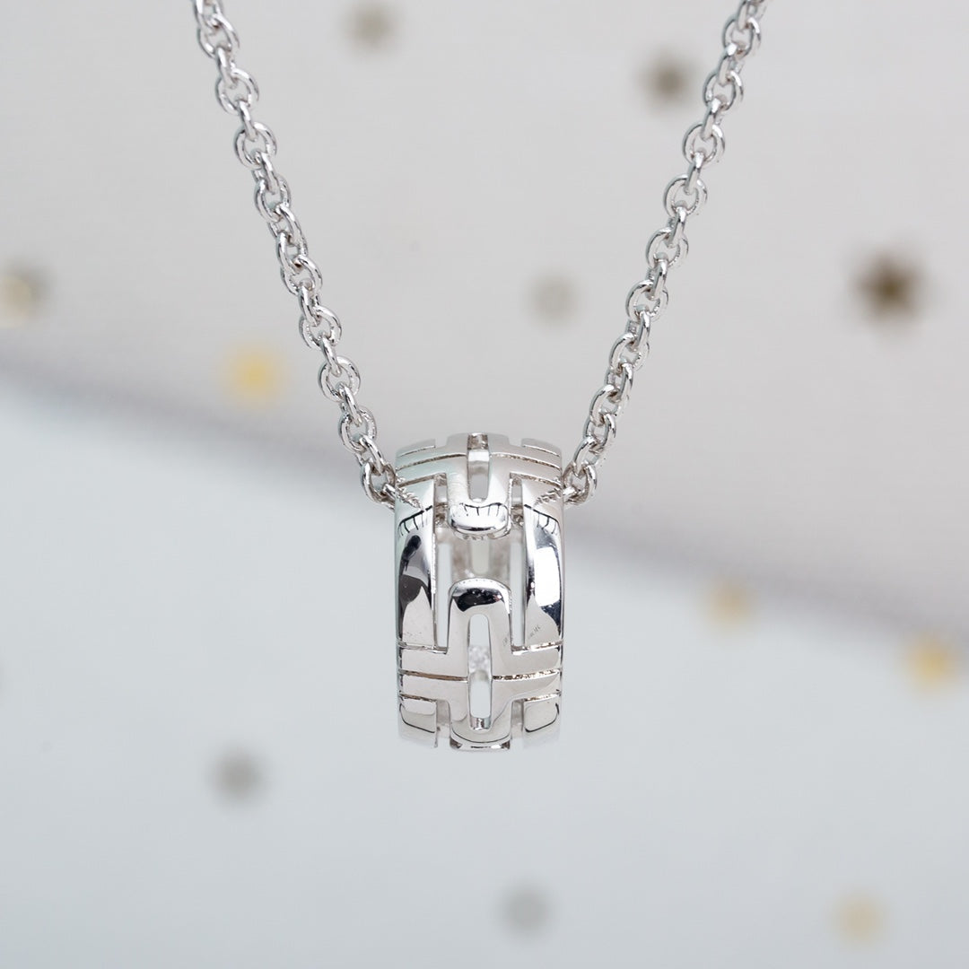 [⭐JeweliWhal]PARENTESI NECKLACE SILVER
