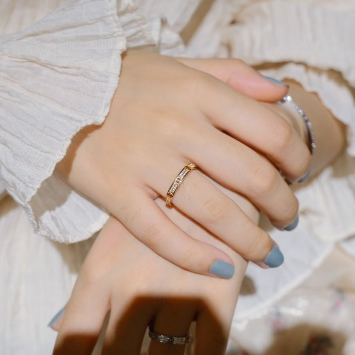 [⭐JeweliWhal]LOVE RING 2.65MM DIAMOND