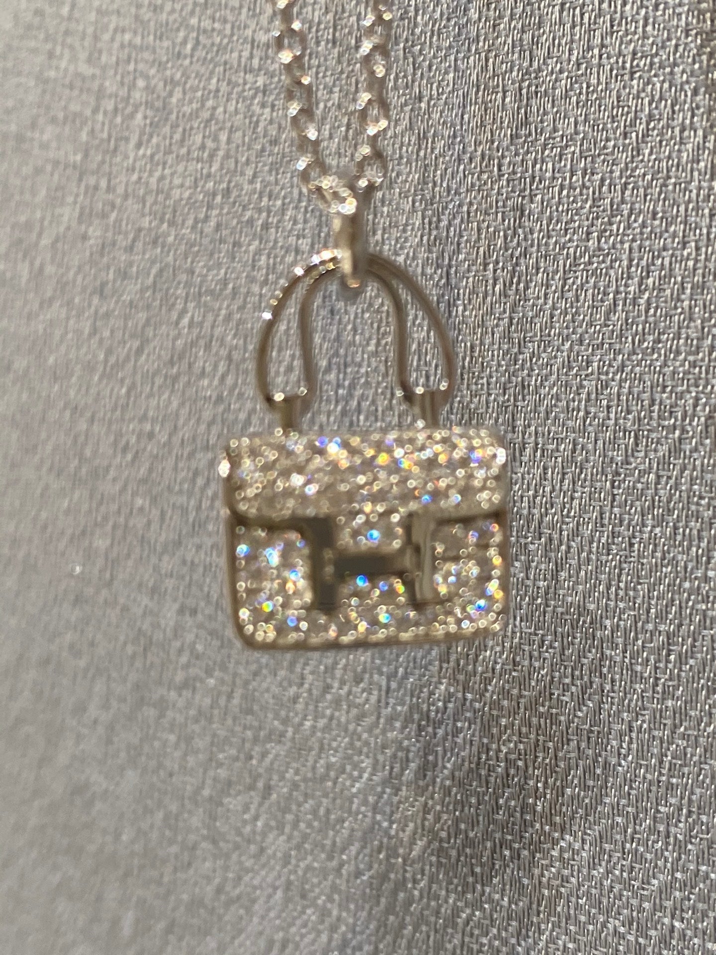 [⭐JeweliWhal]CONSTANCE PEDANT DIAMOND NECKLACE
