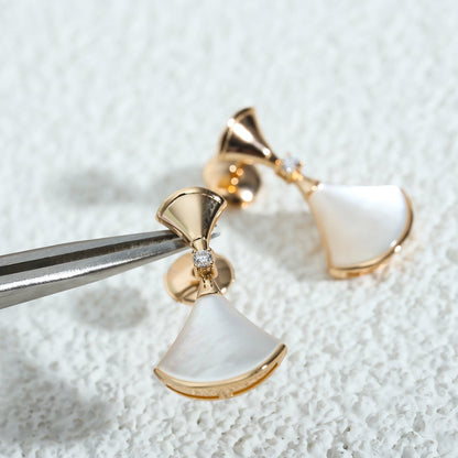 [⭐JeweliWhal]DREAM MOP PINK GOLD EARRINGS