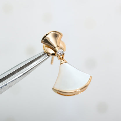[⭐JeweliWhal]DREAM MOP PINK GOLD EARRINGS