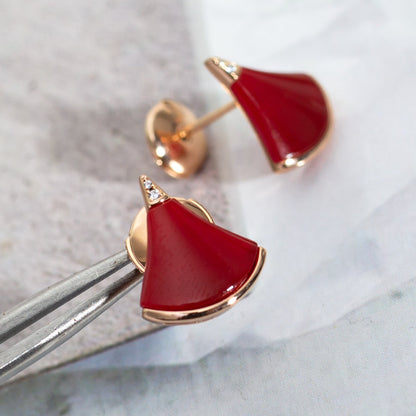 [⭐JeweliWhal]DIVAS DREAM EARRINGS PINK GOLD