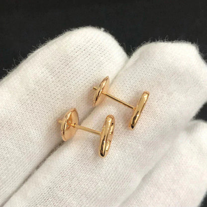 [⭐JeweliWhal]CHAINE SMALL EARRINGS GOLD AND SILVER