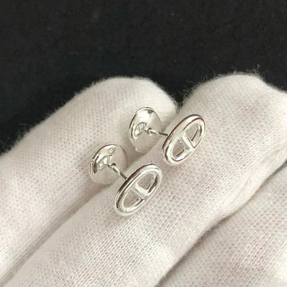 [⭐JeweliWhal]CHAINE SMALL EARRINGS GOLD AND SILVER