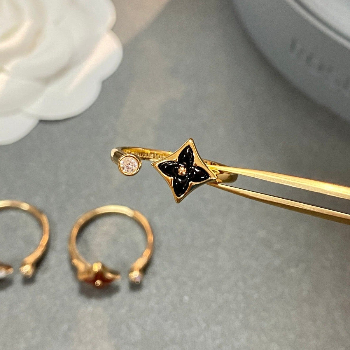 [⭐JeweliWhal]STAR 1 DIAMOND OPEN RING