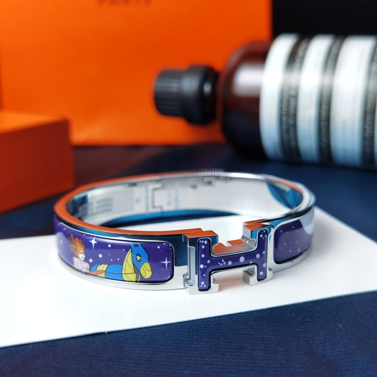 [⭐JeweliWhal]H STAR AND MOON BRACELET 12MM