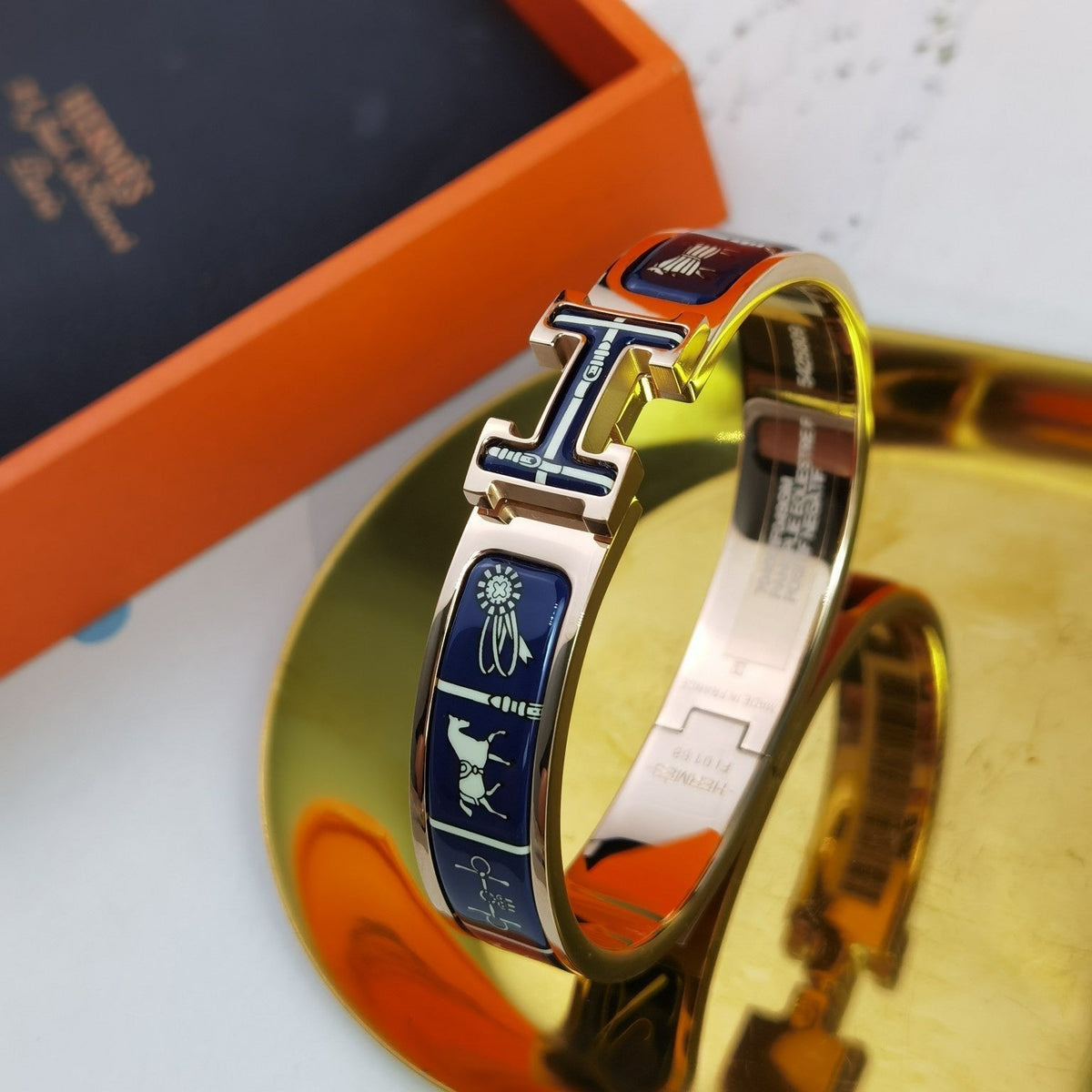 [⭐JeweliWhal]H COUVERTURES DARK BLUE BRACELET