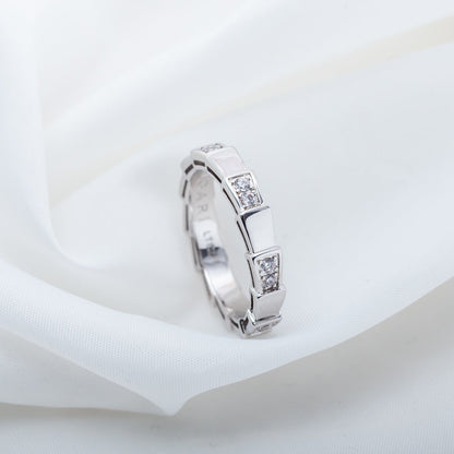 [⭐JeweliWhal]SERPENTI RING SILVER  3MM