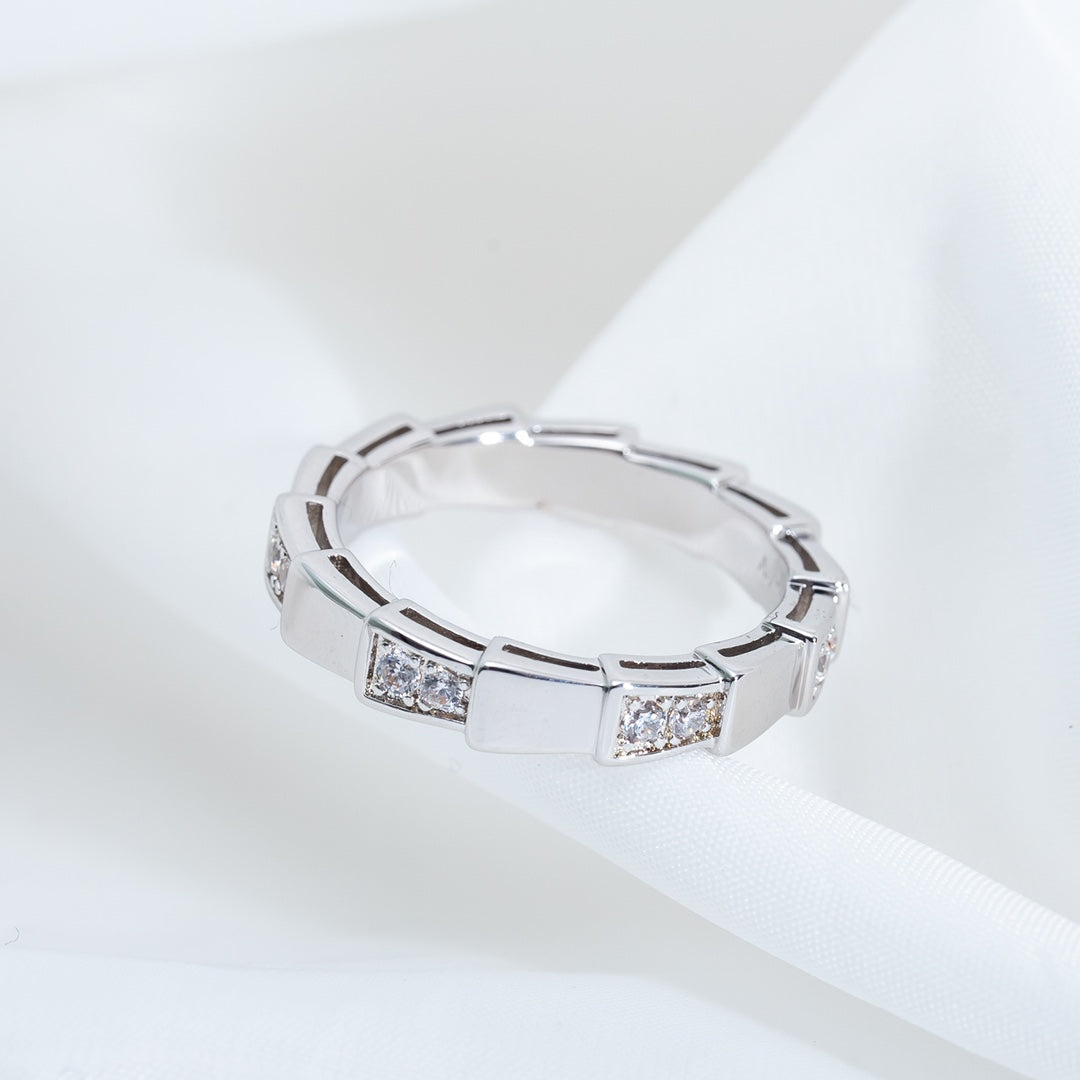 [⭐JeweliWhal]SERPENTI RING SILVER  3MM
