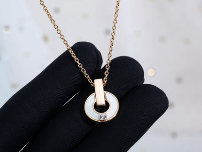 [⭐JeweliWhal]GARI NECKLACE PINK GOLD MOP