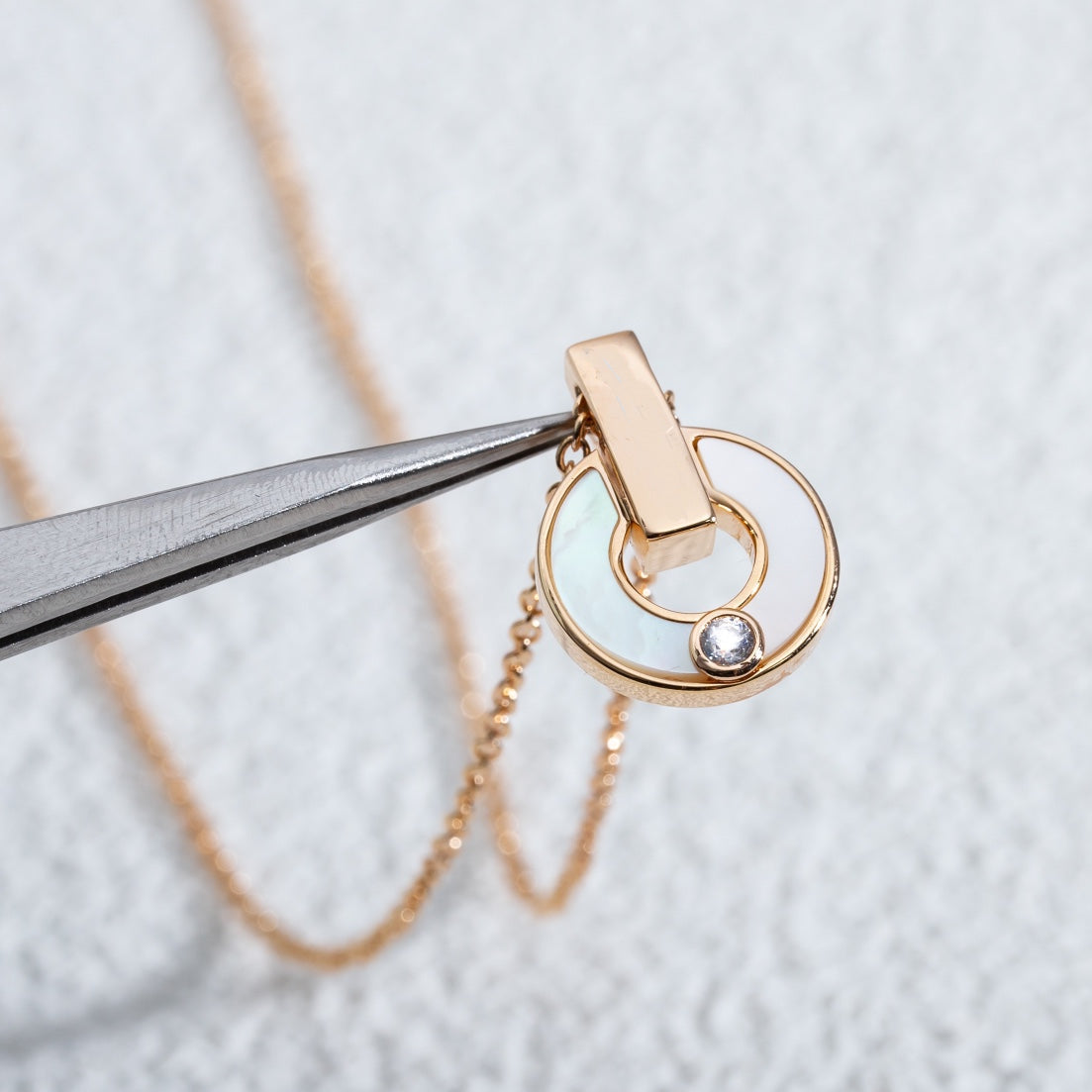 [⭐JeweliWhal]GARI NECKLACE PINK GOLD MOP