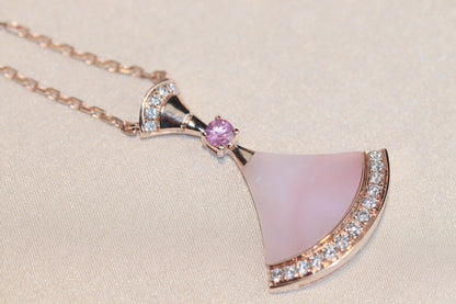 [⭐JeweliWhal]DREAM NECKLACE PINK MOP DIAMOND