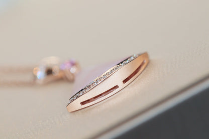 [⭐JeweliWhal]DREAM NECKLACE PINK MOP DIAMOND