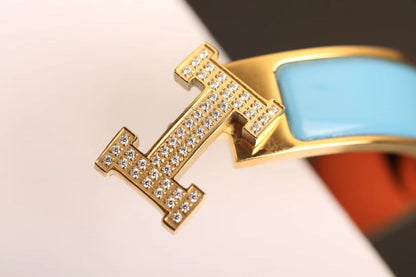 [⭐JeweliWhal]H CLOUD BLUE BRACELET GOLD DIAMOND