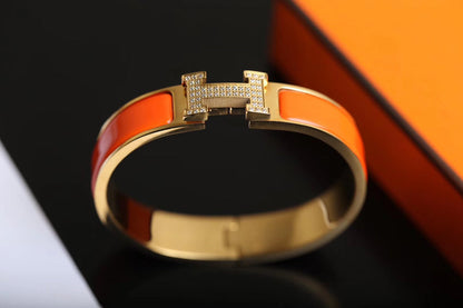 [⭐JeweliWhal]H BRACELET GOLD DIAMOND