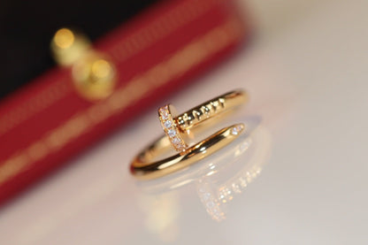 [⭐JeweliWhal]JUSTE RING 2.65MM GOLD DIAMOND