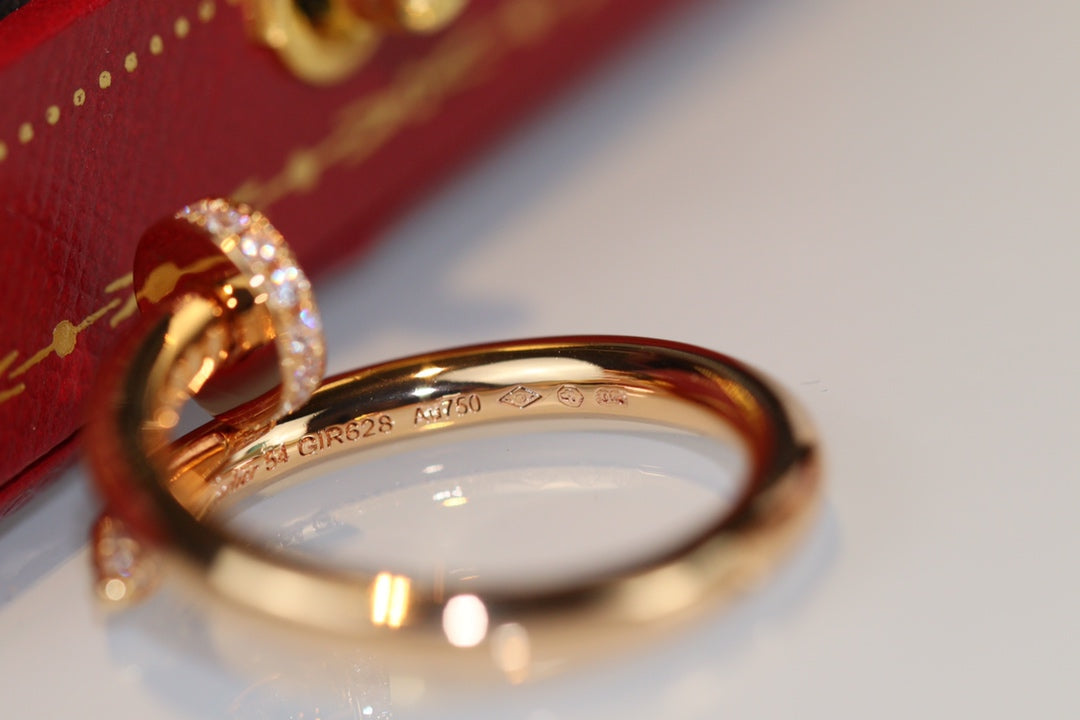 [⭐JeweliWhal]JUSTE RING 2.65MM GOLD DIAMOND