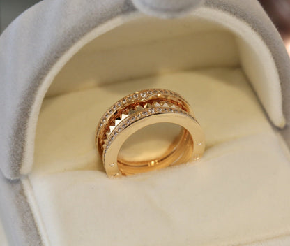 [⭐JeweliWhal]ZERO 1 GOLD DIAMOND RING