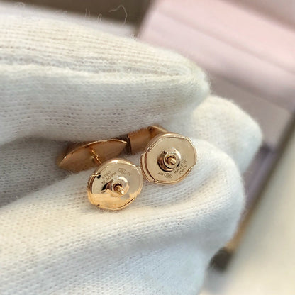 [⭐JeweliWhal]DREAM EARRINGS 3 MOTIFS ONYX MOP PINK GOLD