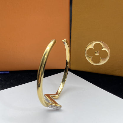[⭐JeweliWhal]VOLTE UPSITE DOWN DIAMOND GOLD OPEN BRACELET