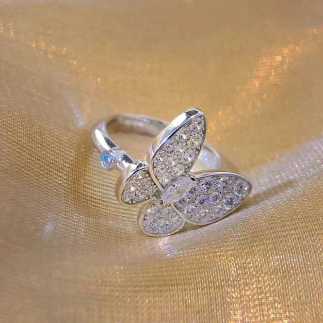 [⭐JeweliWhal]BUTTERFLY DIAMOND RING