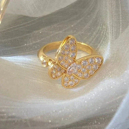 [⭐JeweliWhal]BUTTERFLY DIAMOND RING