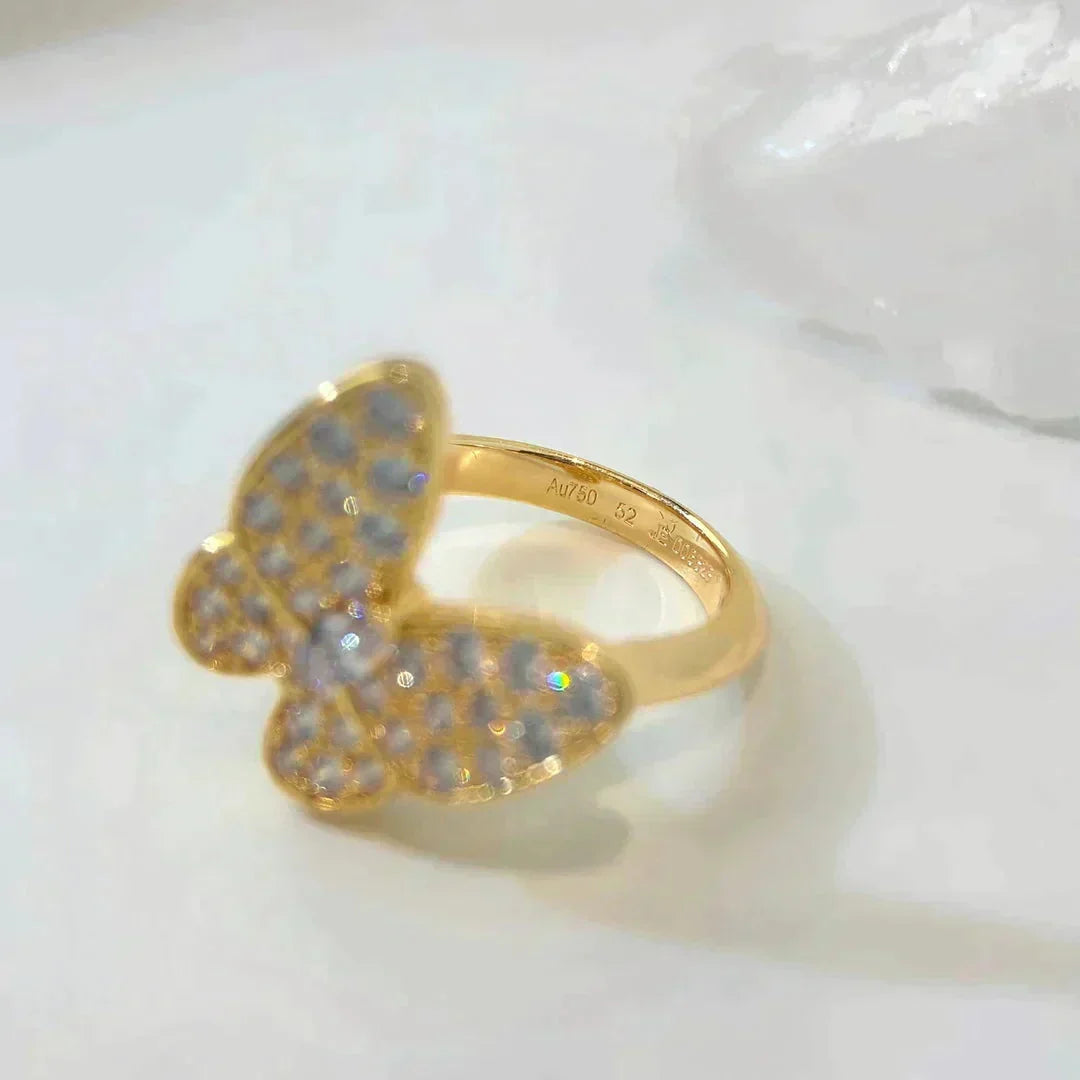 [⭐JeweliWhal]BUTTERFLY DIAMOND RING