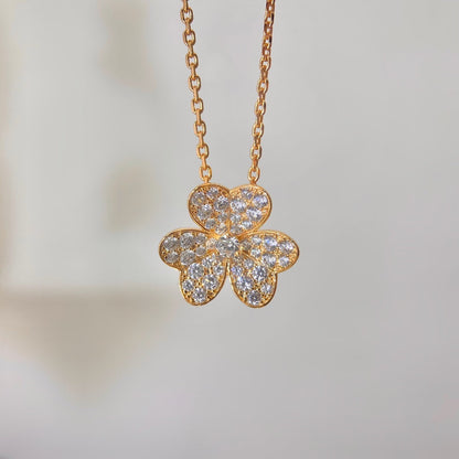 [⭐JeweliWhal]FLOWER DIAMOND NECKLACE