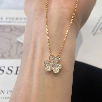 [⭐JeweliWhal]FLOWER DIAMOND NECKLACE