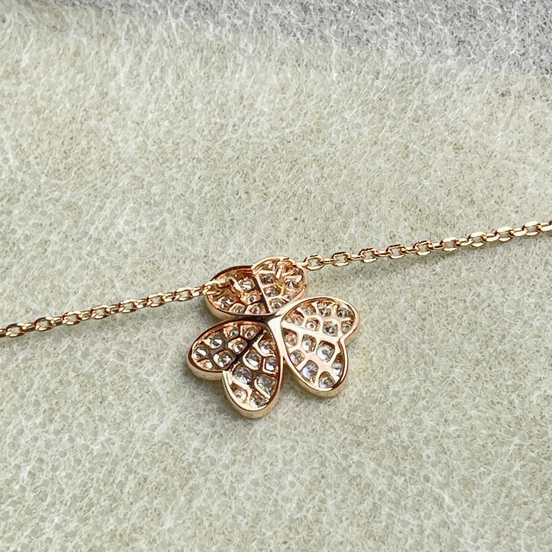 [⭐JeweliWhal]FLOWER DIAMOND NECKLACE