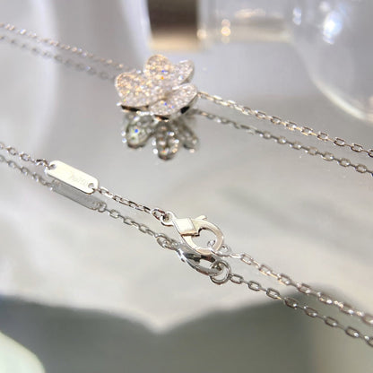 [⭐JeweliWhal]FLOWER DIAMOND NECKLACE