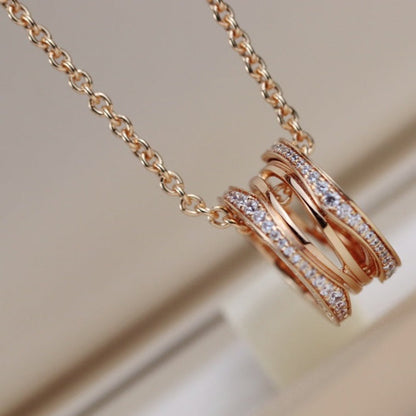 [⭐JeweliWhal]ZERO 1 PINK GOLD NECKLACE