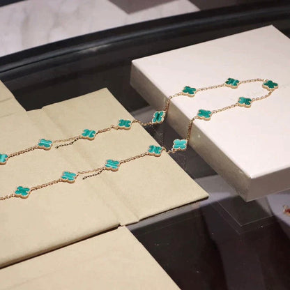 [⭐JeweliWhal]CLOVER 20 MOTIFS MALACHITE GOLD