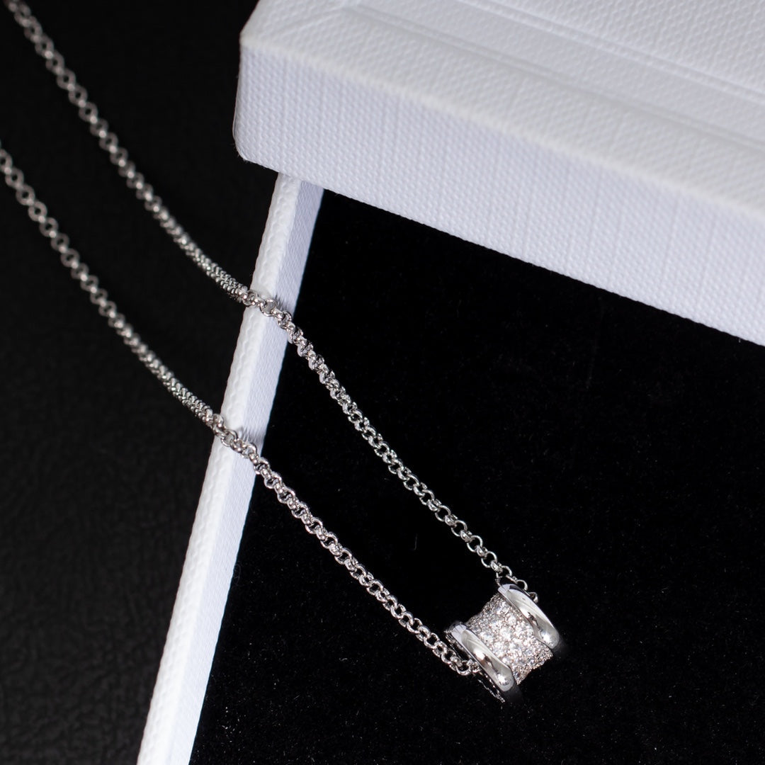 [⭐JeweliWhal]ZERO 1 SILVER DIAMOND NECKLACE